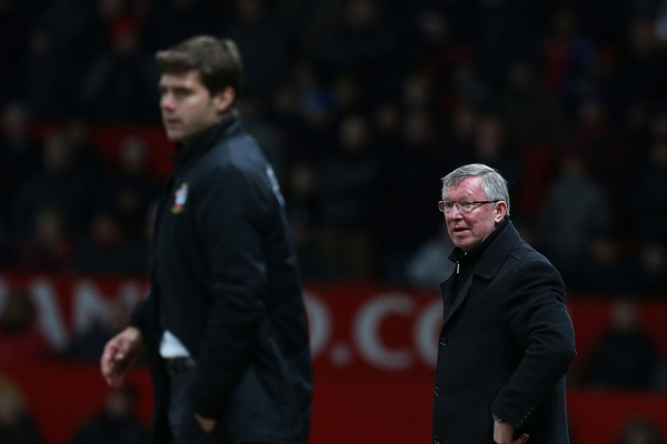 Маурисио Почеттино и Алекс Фергюсон