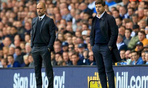 Маурисио Почеттино и Хосеп Гвардиола 