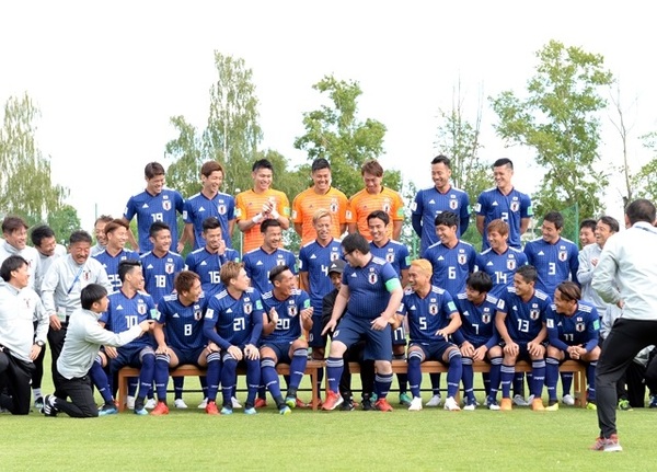 Командное фото сборной Японии
