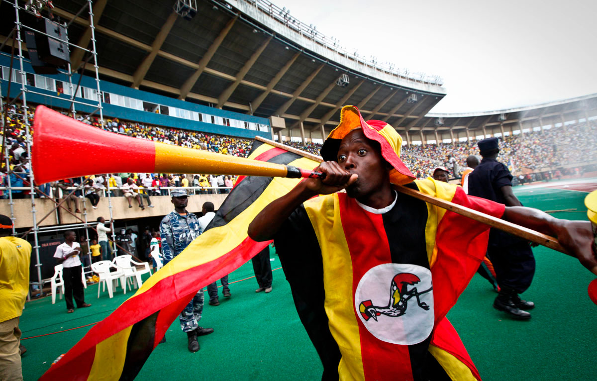 Болельщик сборной Уганды Болельщик сборной Уганды