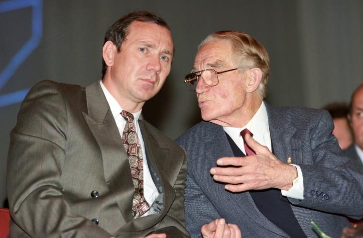 Олег Романцев и Николай Старостин Олег Романцев и Николай Старостин