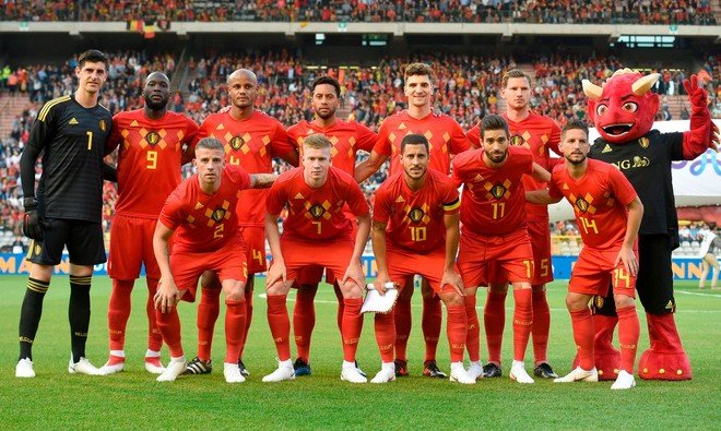 Заявка сборной Бельгии на ЧМ-2018