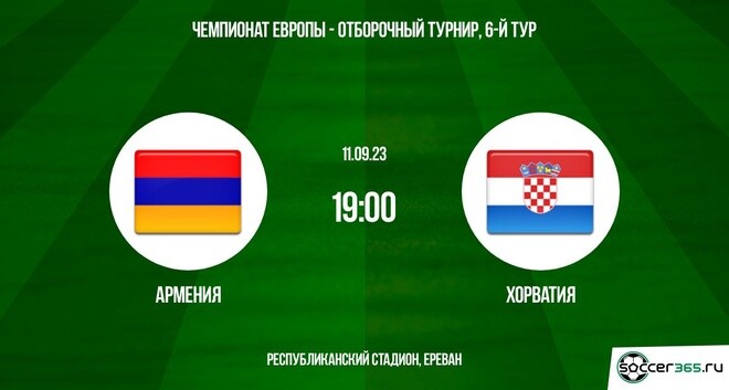 Армения ― Хорватия: превью и прогноз на матч в рамках шестого тура отборочного турнира к чемпионату Европы