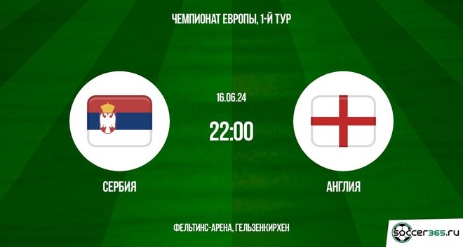 Сербия – Англия: превью и прогноз на матч в рамках первого тура группового этапа Евро-2024.