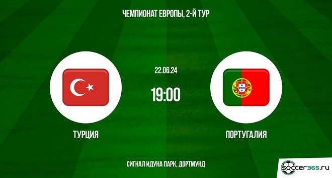 Турция ― Португалия: превью и прогноз на матч сборных в рамках второго тура Евро-2024.