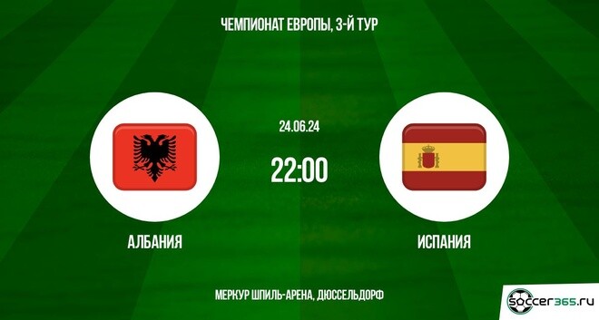 Албания ― Испания: превью и прогноз на матч в рамках третьего тура группового этапа Евро-2024