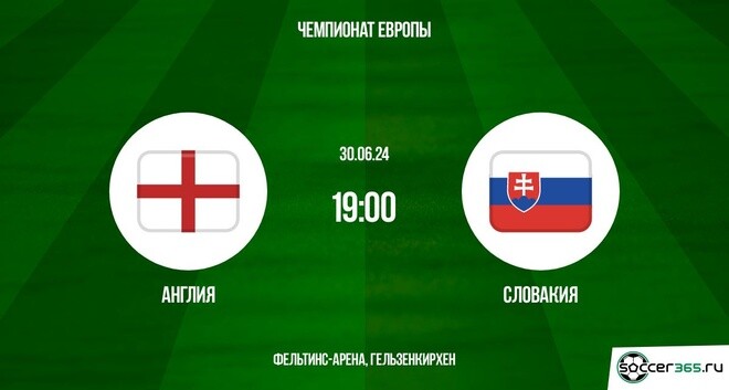 Англия – Словакия: превью и прогноз на матч в рамках 1/8 финала Евро-2024.