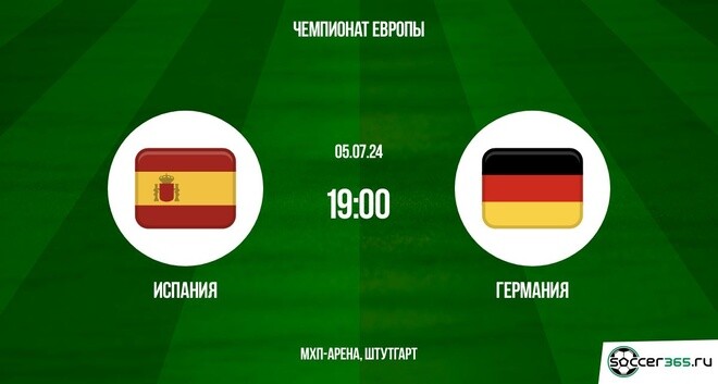 Испания ― Германия: превью и прогноз на матч в рамках 1/4 финала Евро-2024