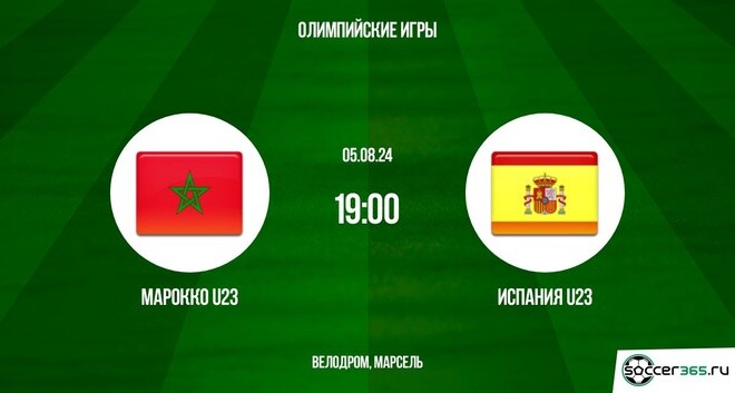 Марокко U23 – Испания U23: превью и прогноз на матч сборных в рамках полуфинала Олимпиады-2024.