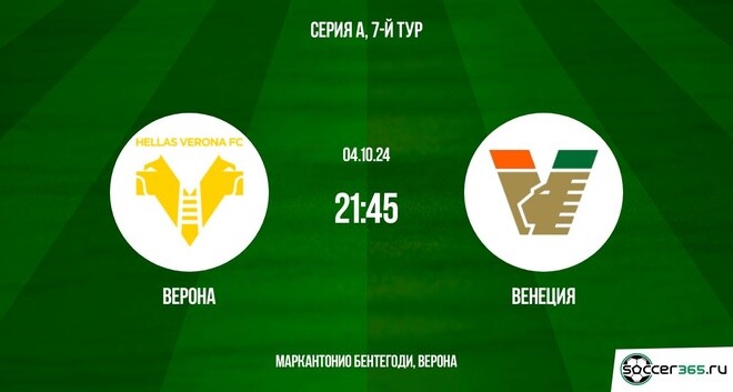 Верона ― Венеция: превью