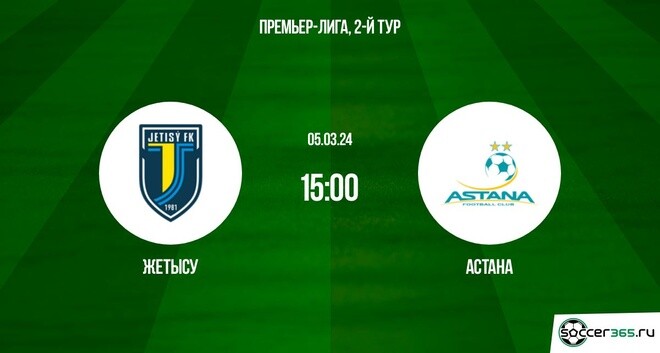 Жетысу ― Астана: превью и прогноз на матч в рамках второго тура чемпионата Казахстана сезона-2024