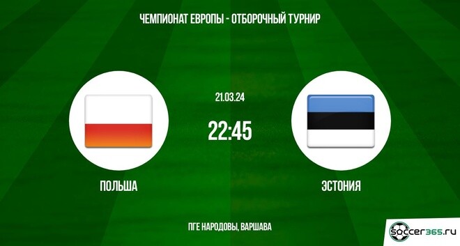 Польша – Эстония: превью и прогноз на матч в рамках полуфинала стыкового раунда отборочного турнира к чемпионату Европы-2024.