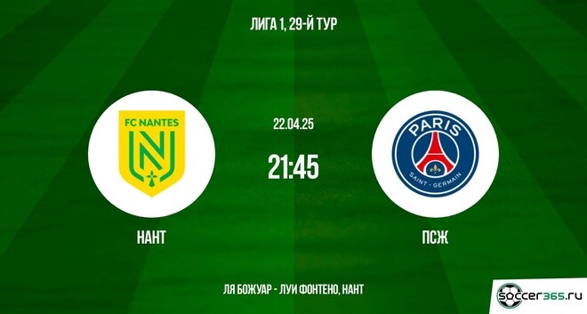 Нант — ПСЖ: превью