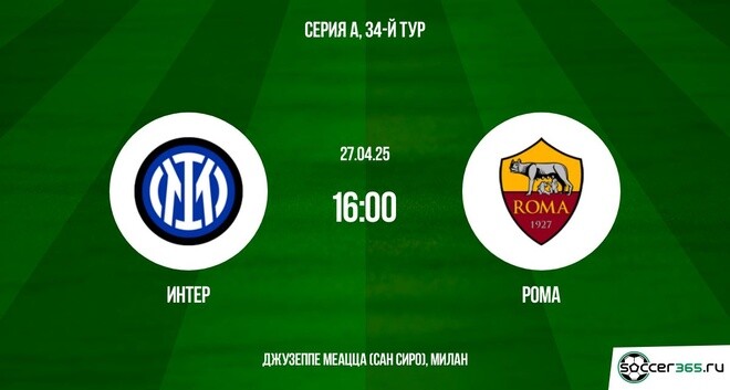 Интер ― Рома: превью