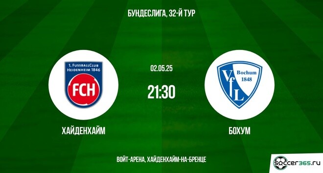 Хайденхайм — Бохум: превью