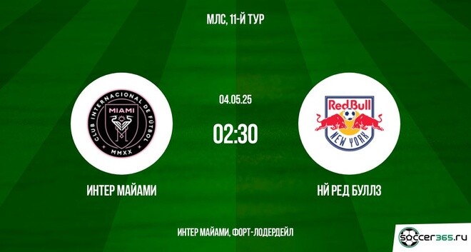 Интер Майами – НЙ Ред Буллз: превью