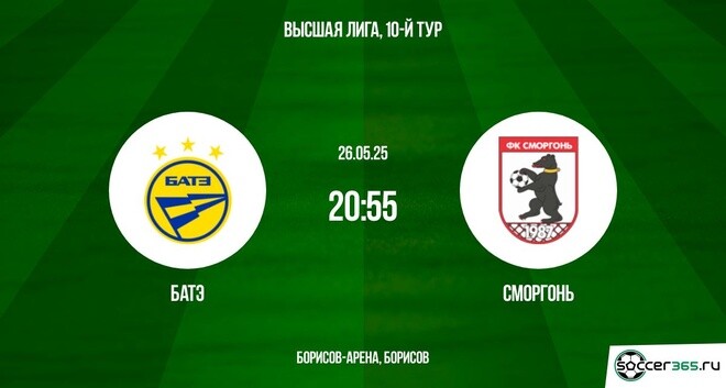 БАТЭ ― Сморгонь: превью