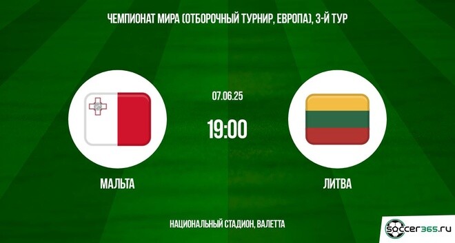 Мальта ― Литва: превью