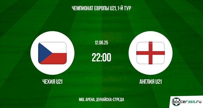 Англия U21 ― Чехия U21: превью