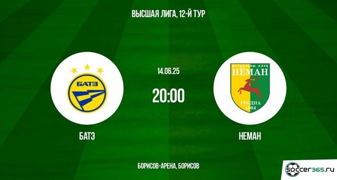 БАТЭ ― Неман: превью