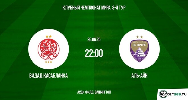 Видад Касабланка – Аль-Айн: превью