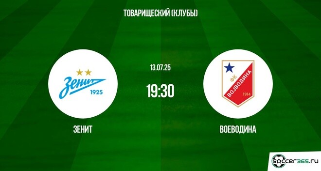 Зенит ― Воеводина: превью