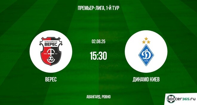 Верес — Динамо Киев: превью