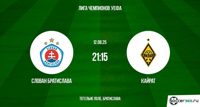Слован Братислава — Кайрат: превью