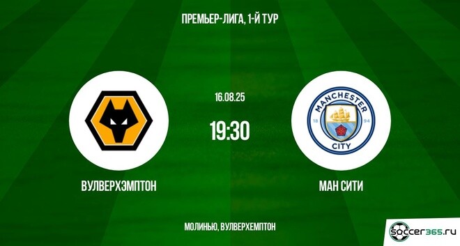 Вулверхэмптон ― Манчестер Сити: превью