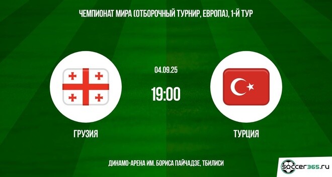 Грузия – Турция: превью