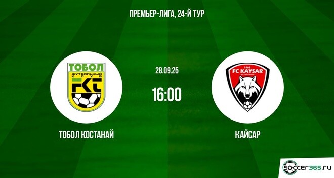 Тобол Костанай ― Кайсар: превью