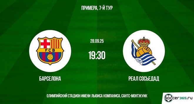 Барселона ― Реал Сосьедад: превью