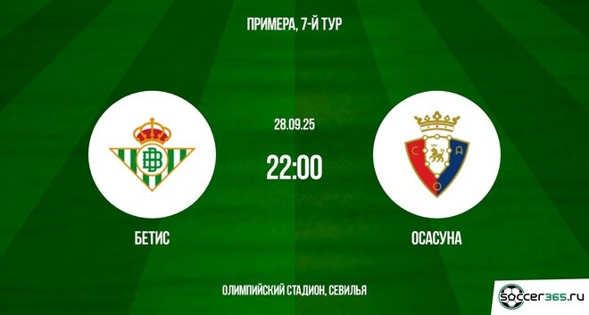 Бетис — Осасуна: превью