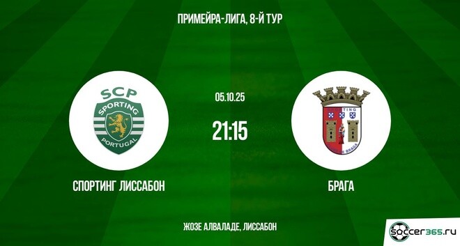 Спортинг Лиссабон ― Брага: превью