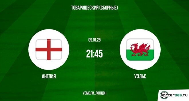 Англия ― Уэльс: превью