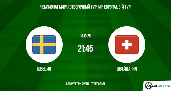 Швеция ― Швейцария: превью