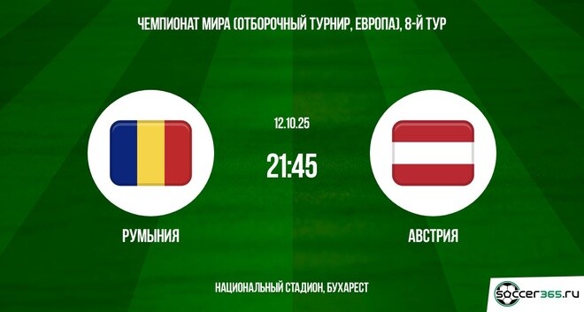 Румыния ― Австрия: превью
