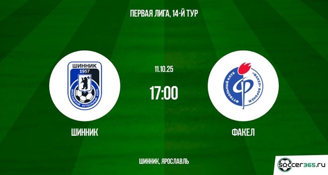 Шинник — Факел: превью