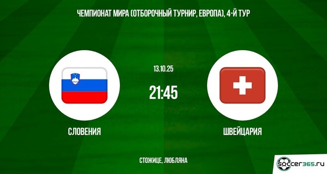 Словения ― Швейцария: превью