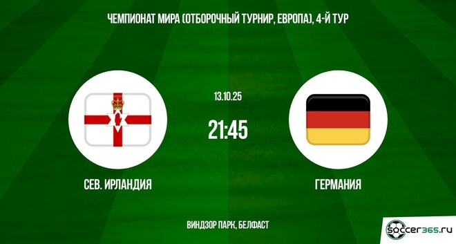 Северная Ирландия — Германия: превью