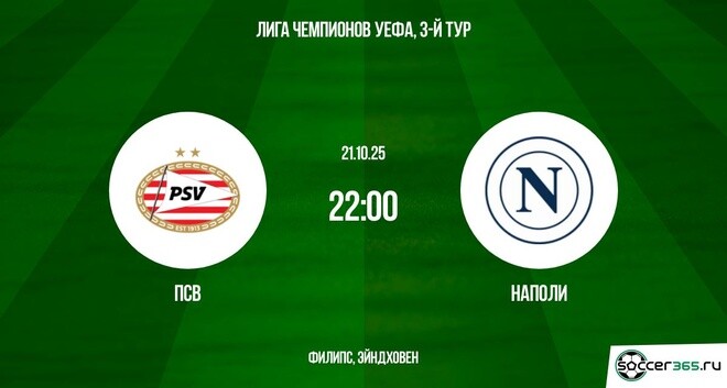 ПСВ ― Наполи: превью