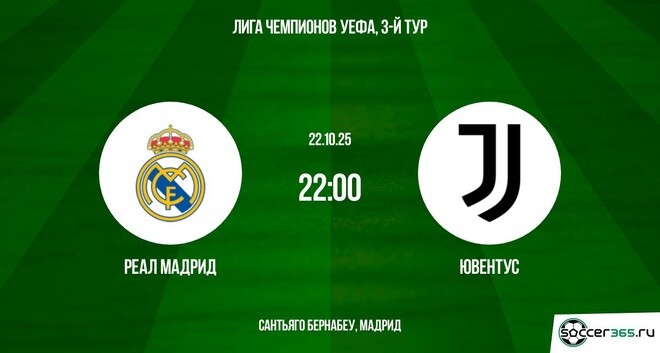 Реал Мадрид ― Ювентус: превью
