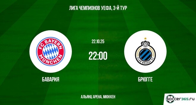 Бавария ― Брюгге: превью