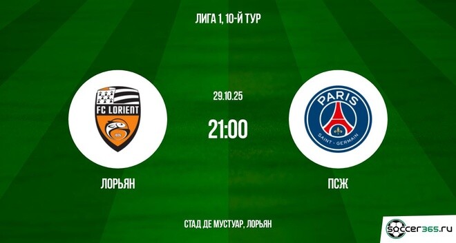 Лорьян — ПСЖ: превью