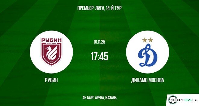 Рубин ― Динамо Москва: превью