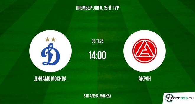 Динамо Москва ― Акрон: превью