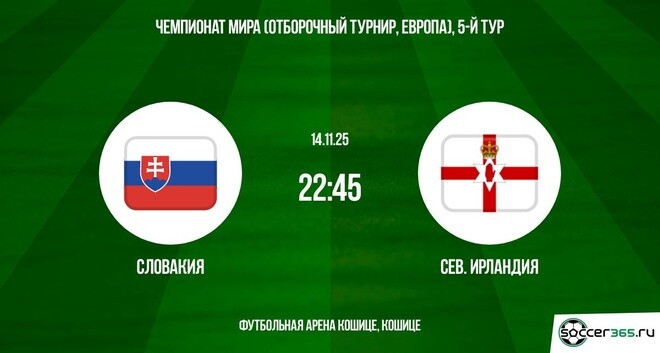 Словакия — Северная Ирландия: превью