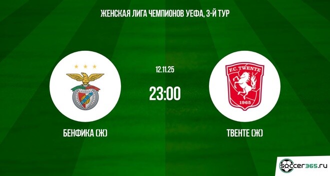Бенфика (Ж) ― Твенте (Ж): превью