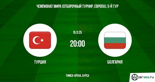 Турция — Болгария: превью
