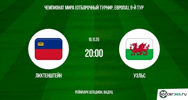 Лихтенштейн — Уэльс: превью